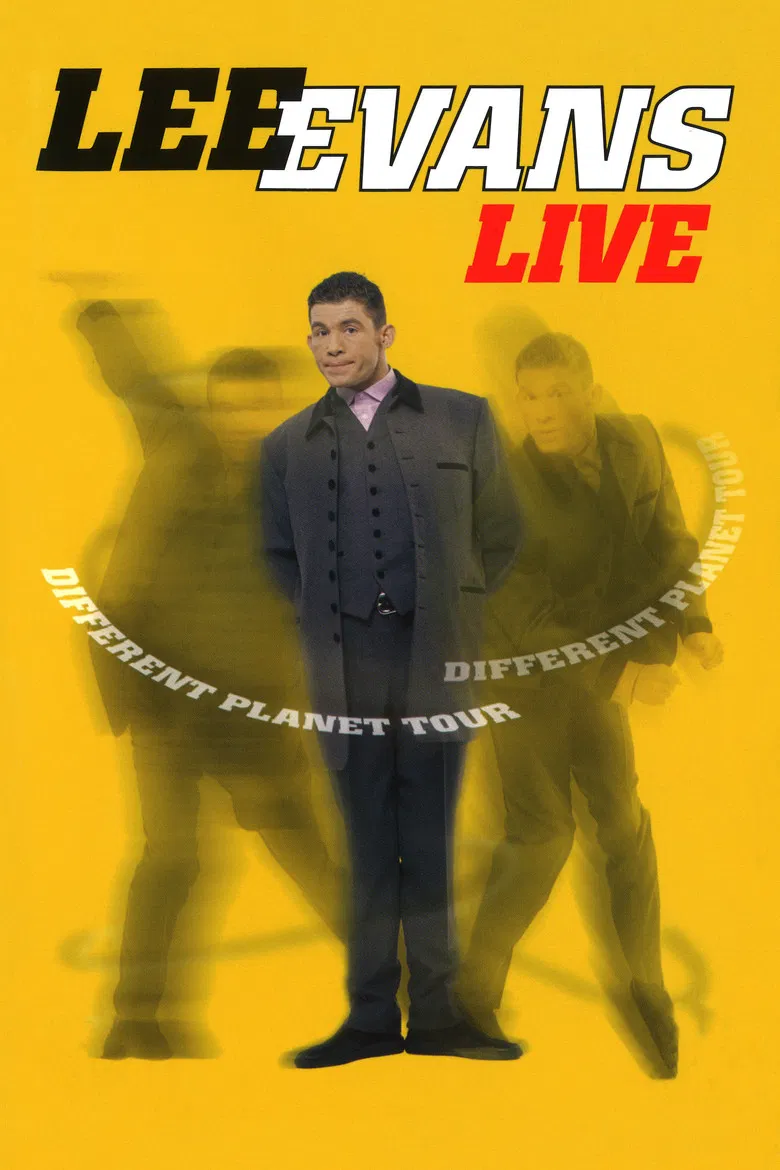Lee Evans Live: The Different Planet Tour poster background