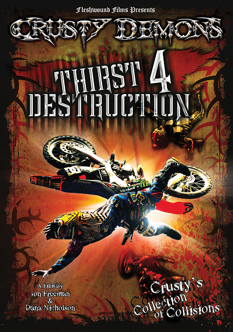 Crusty Demons: Thirst for Destruction poster background