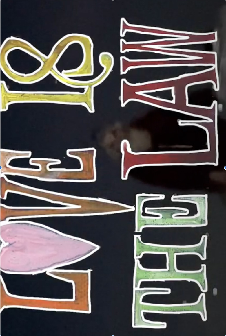 Love Is The Law poster background