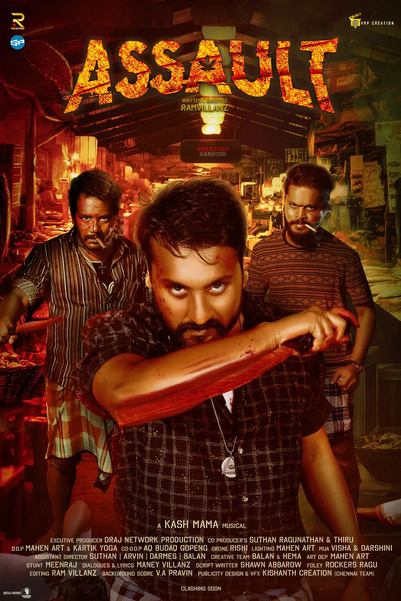 Assault poster background