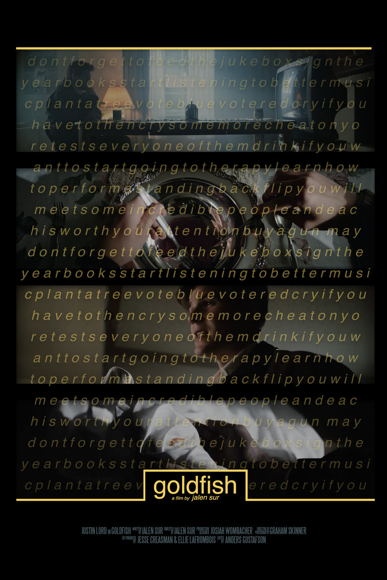 Goldfish poster background