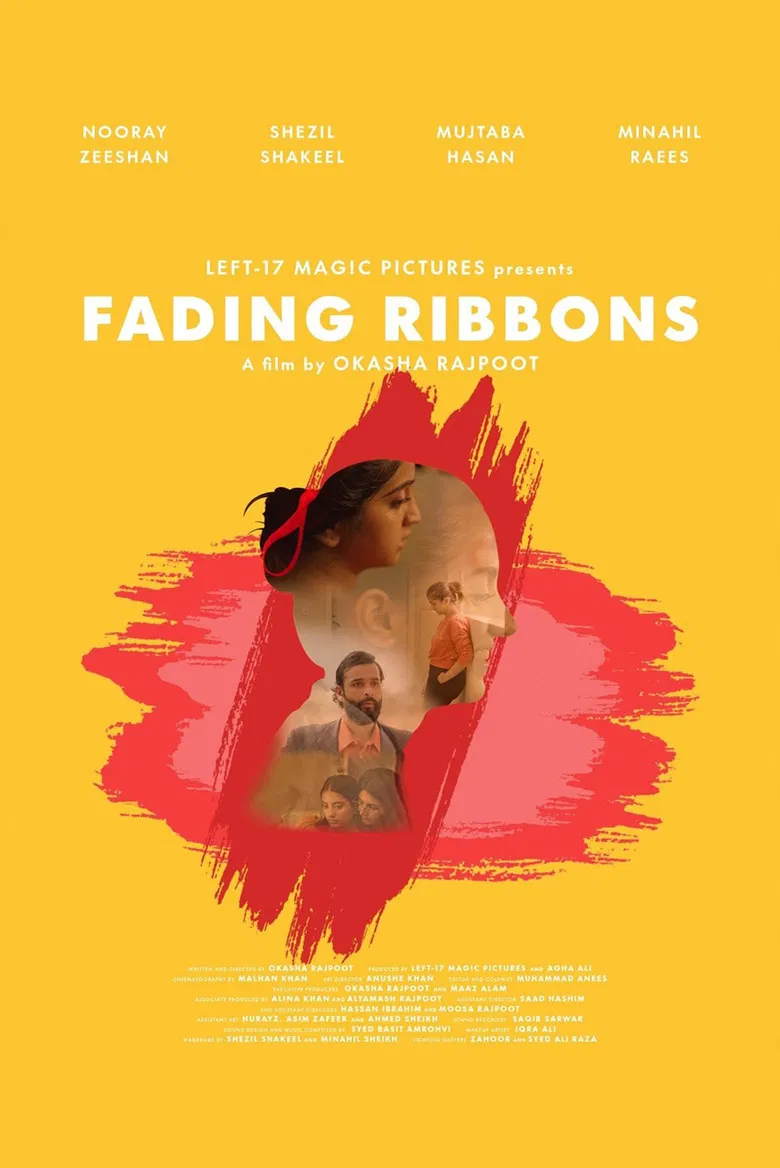 Fading Ribbons poster background