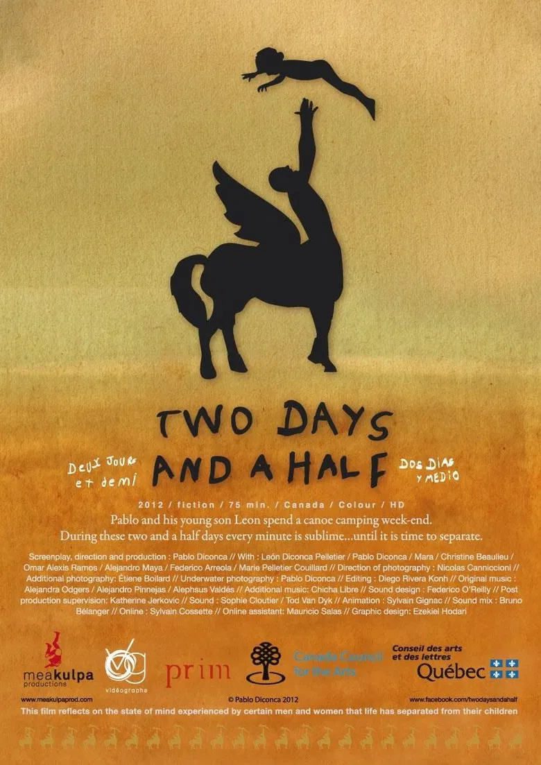 Two Days And A Half poster background