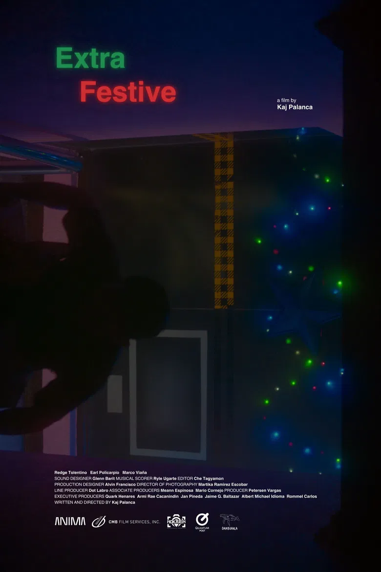 Extra Festive poster background