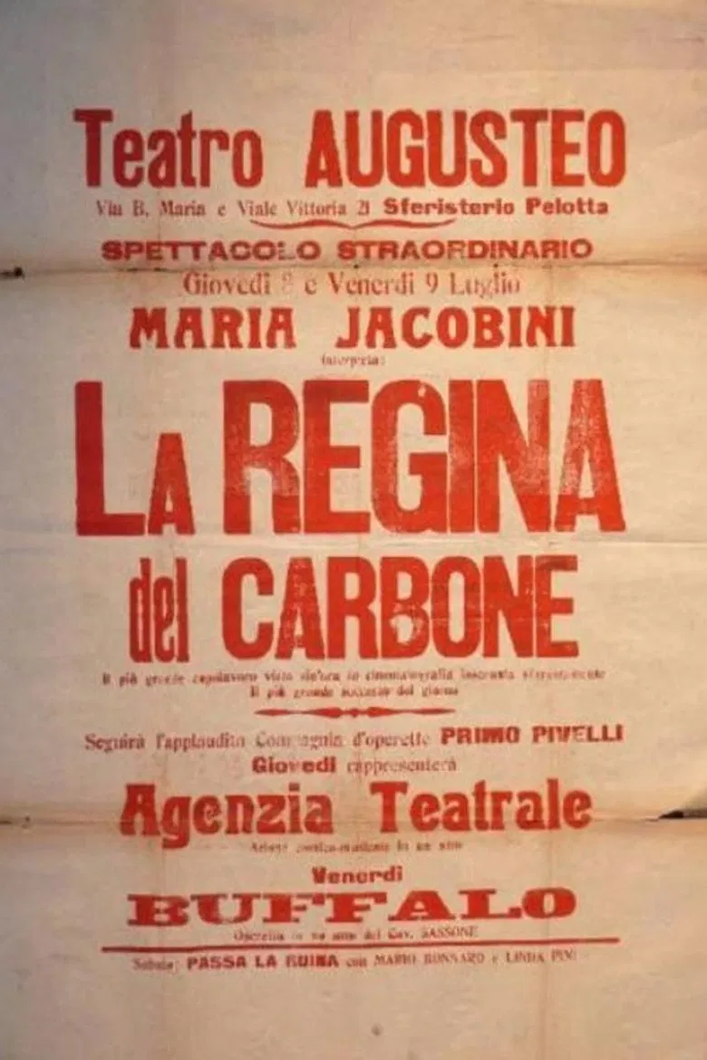 La regina del carbone poster background