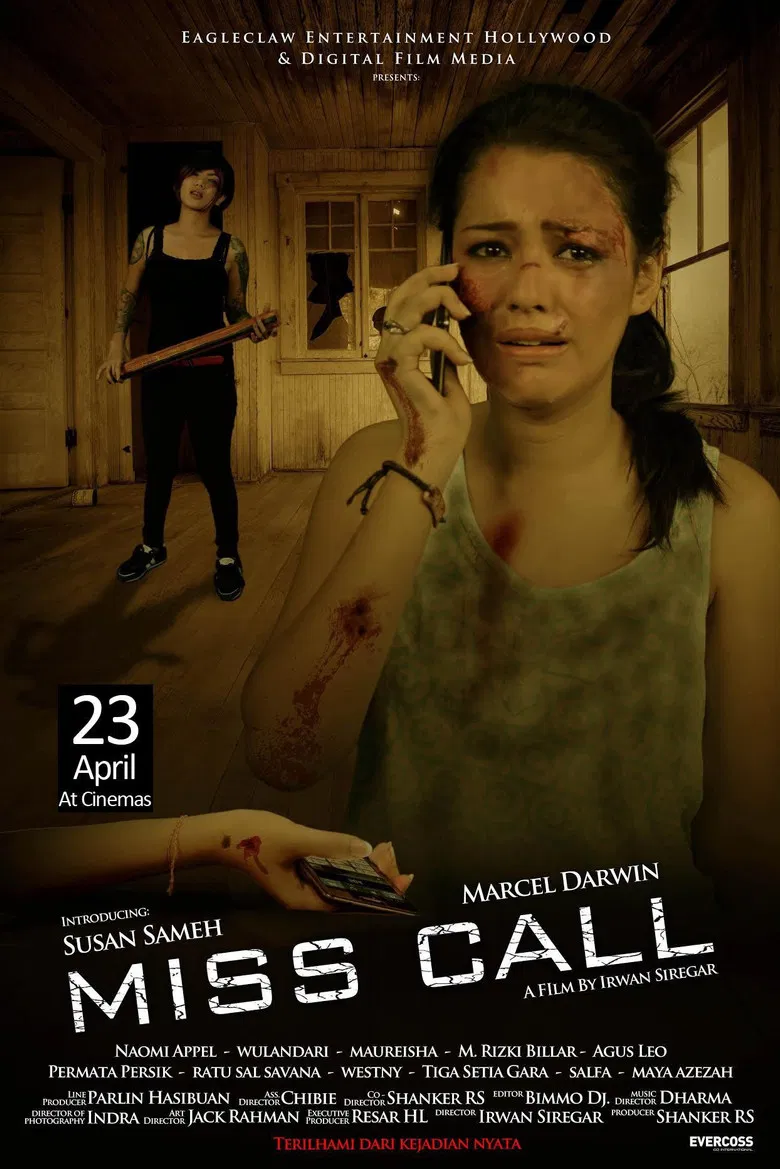 Miss Call poster background
