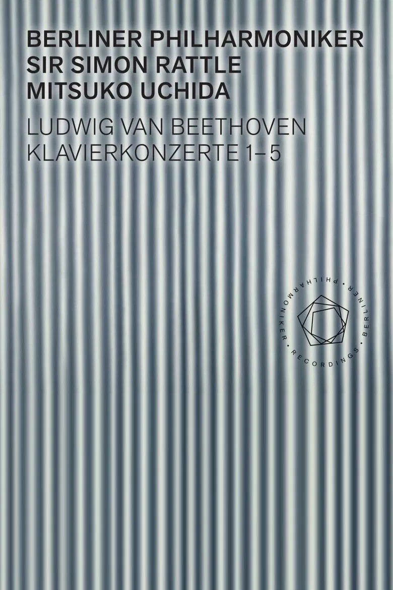 Beethoven: Piano Concertos 1-5 - Uchida, Rattle poster background