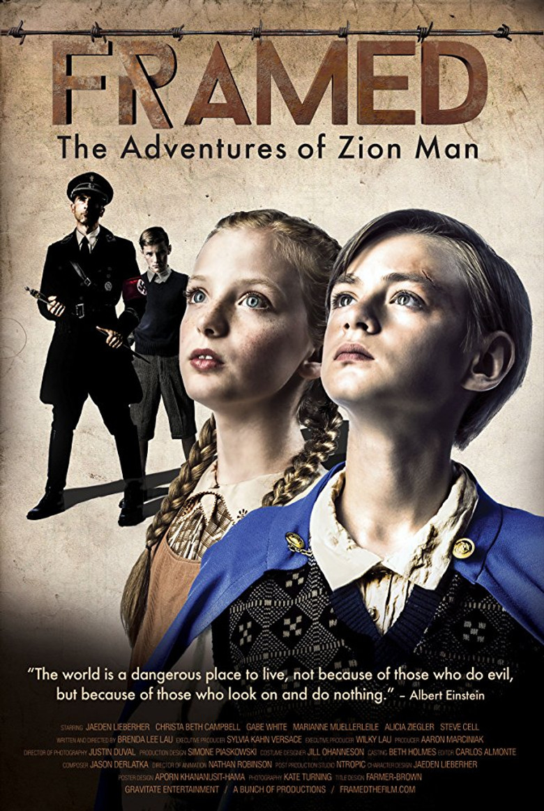 Framed: The Adventures of Zion Man poster background