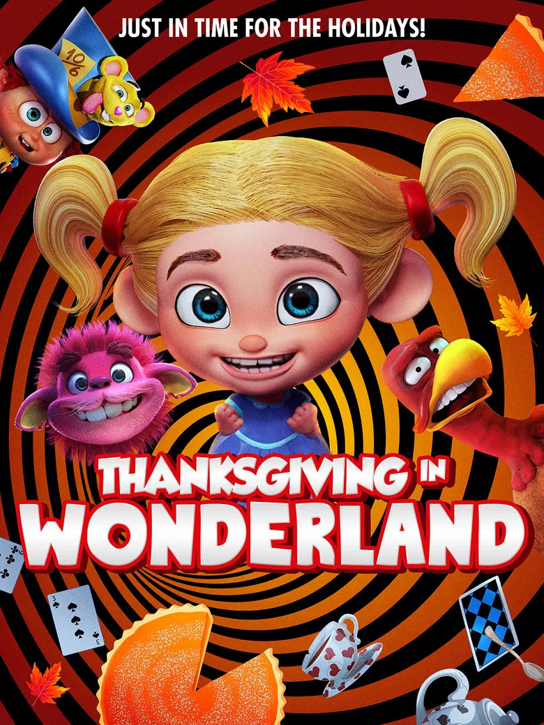 Thanksgiving In Wonderland poster background