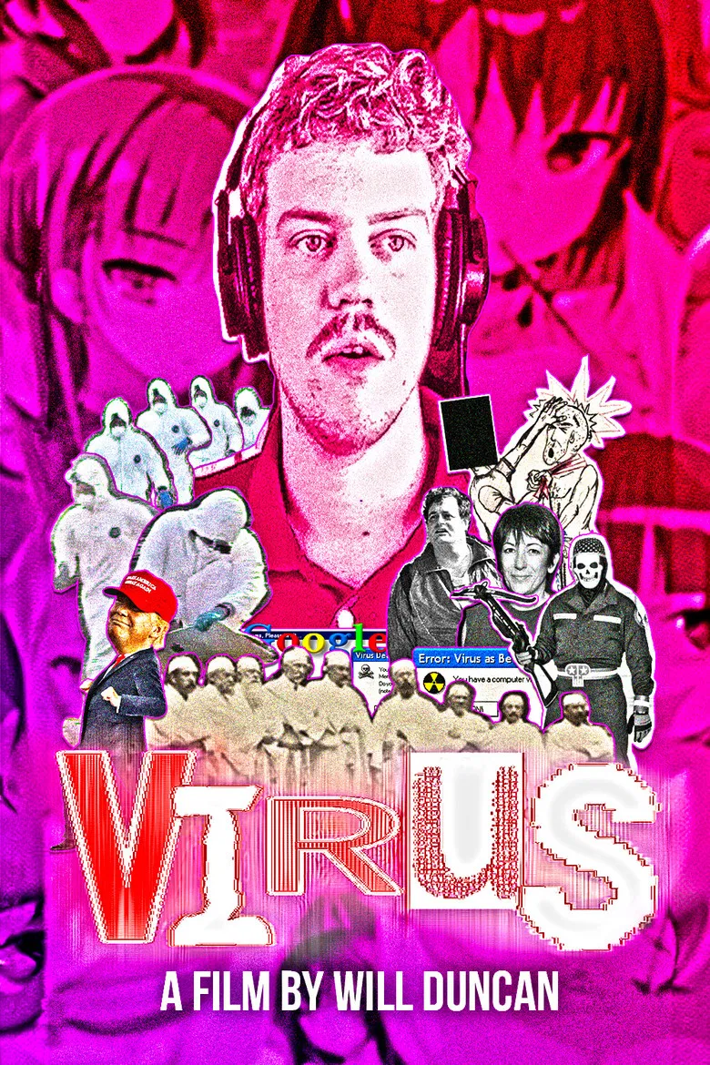 Virus poster background