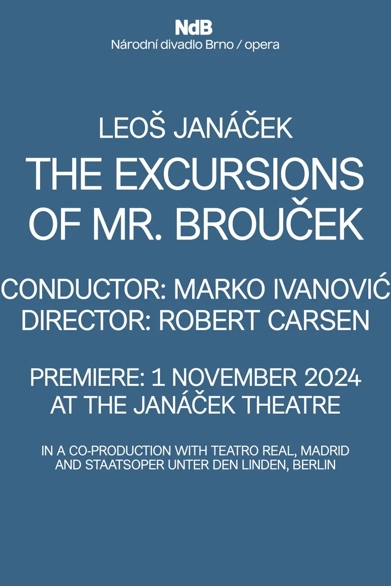 The Excursions of Mr. Brouček poster background