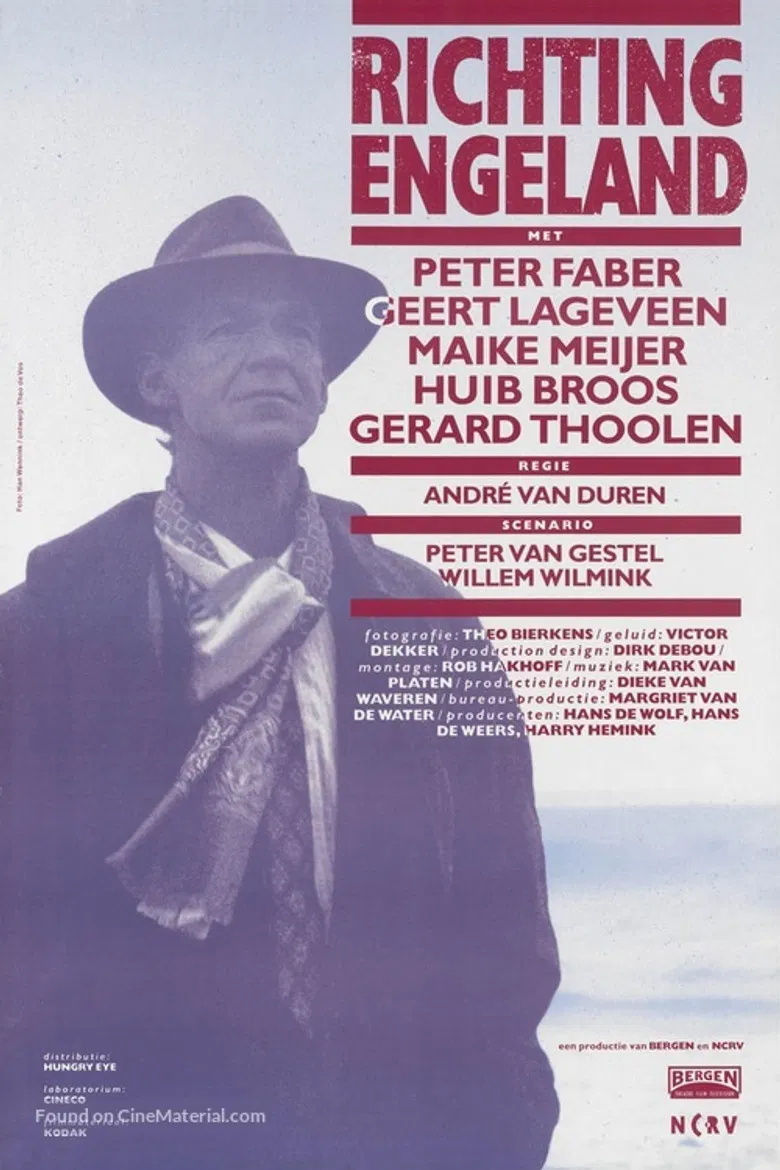 Heading for England poster background