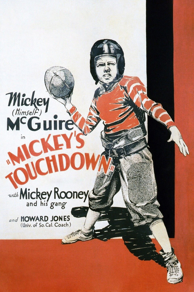 Mickey's Touchdown poster background