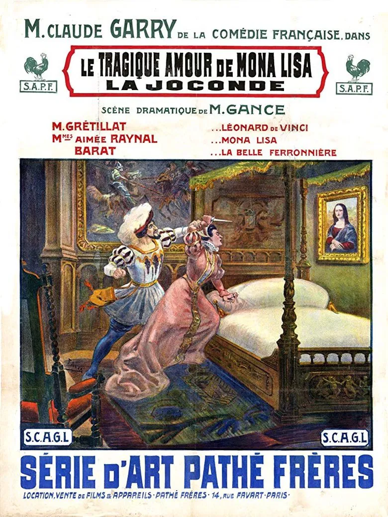 A Tragic Love of Mona Lisa poster background