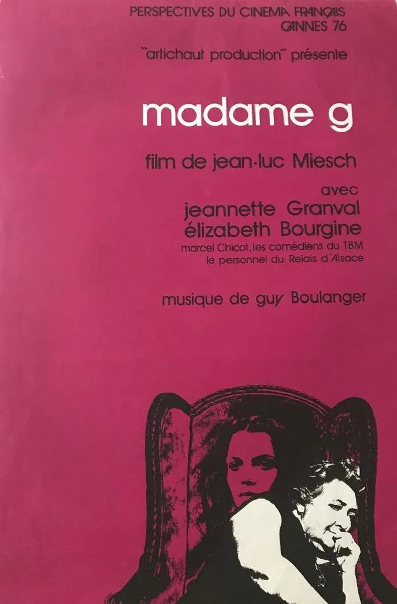 Madame G poster background