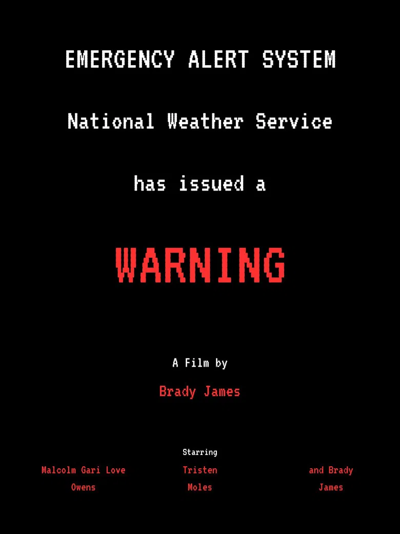 Warning poster background