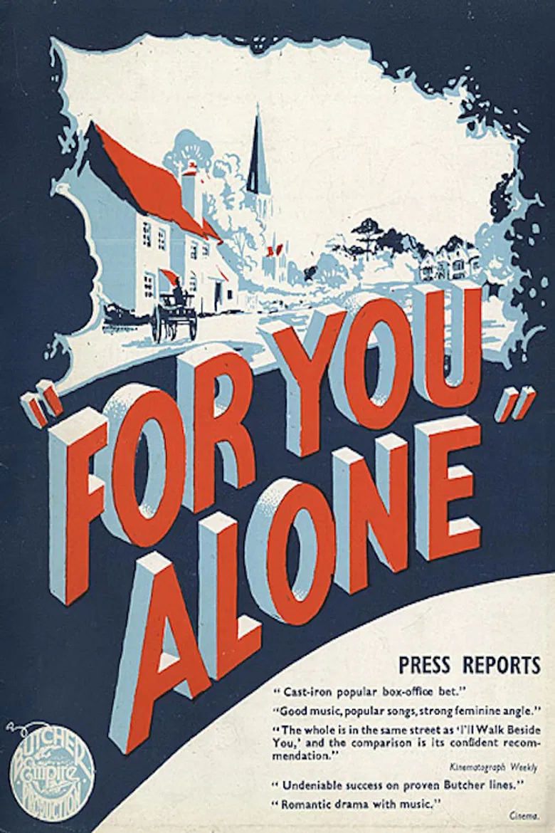 For You Alone poster background
