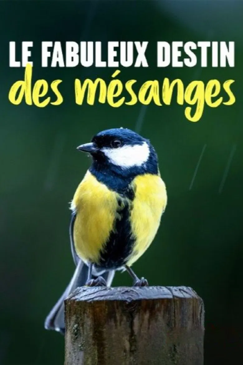 Kleine Meise ganz groß poster background