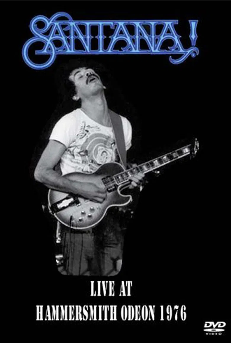 Santana Live at Hammersmith Odeon, December 15th, 1976 poster background