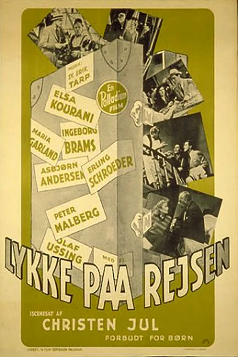 Lykke paa rejsen poster background