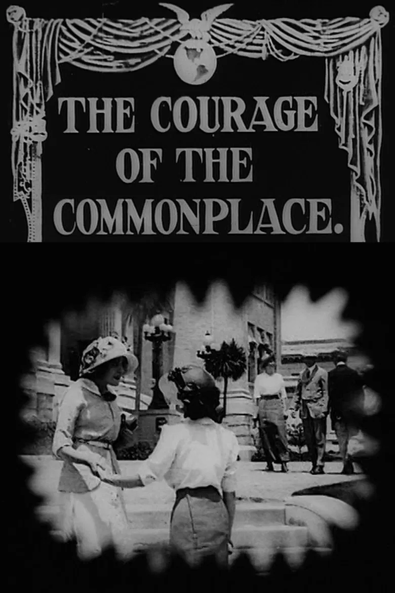 The Courage of the Commonplace poster background