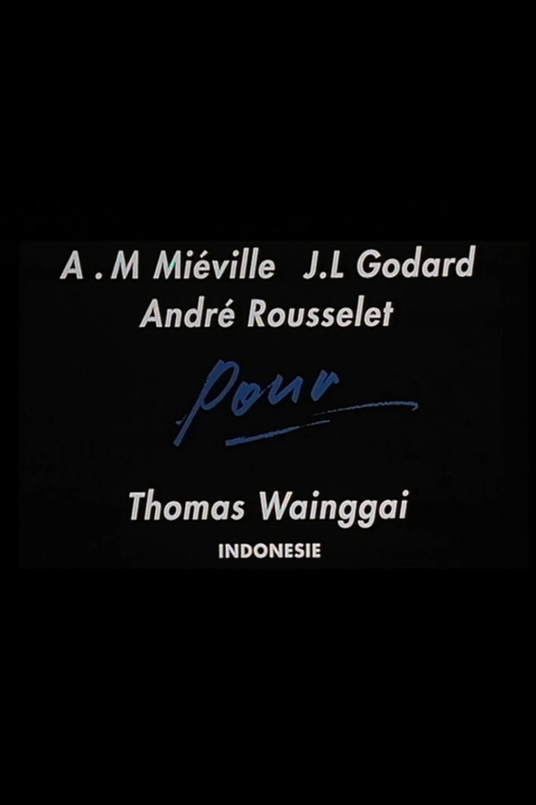 For Thomas Wainggai poster background