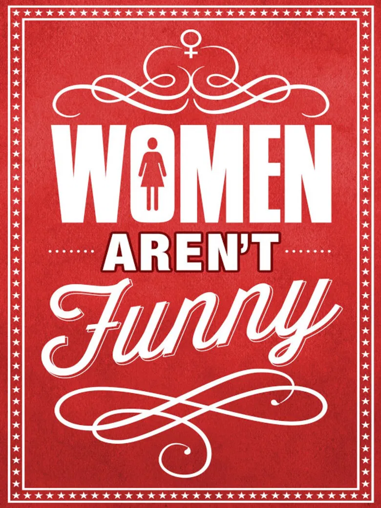 Women Aren't Funny poster background
