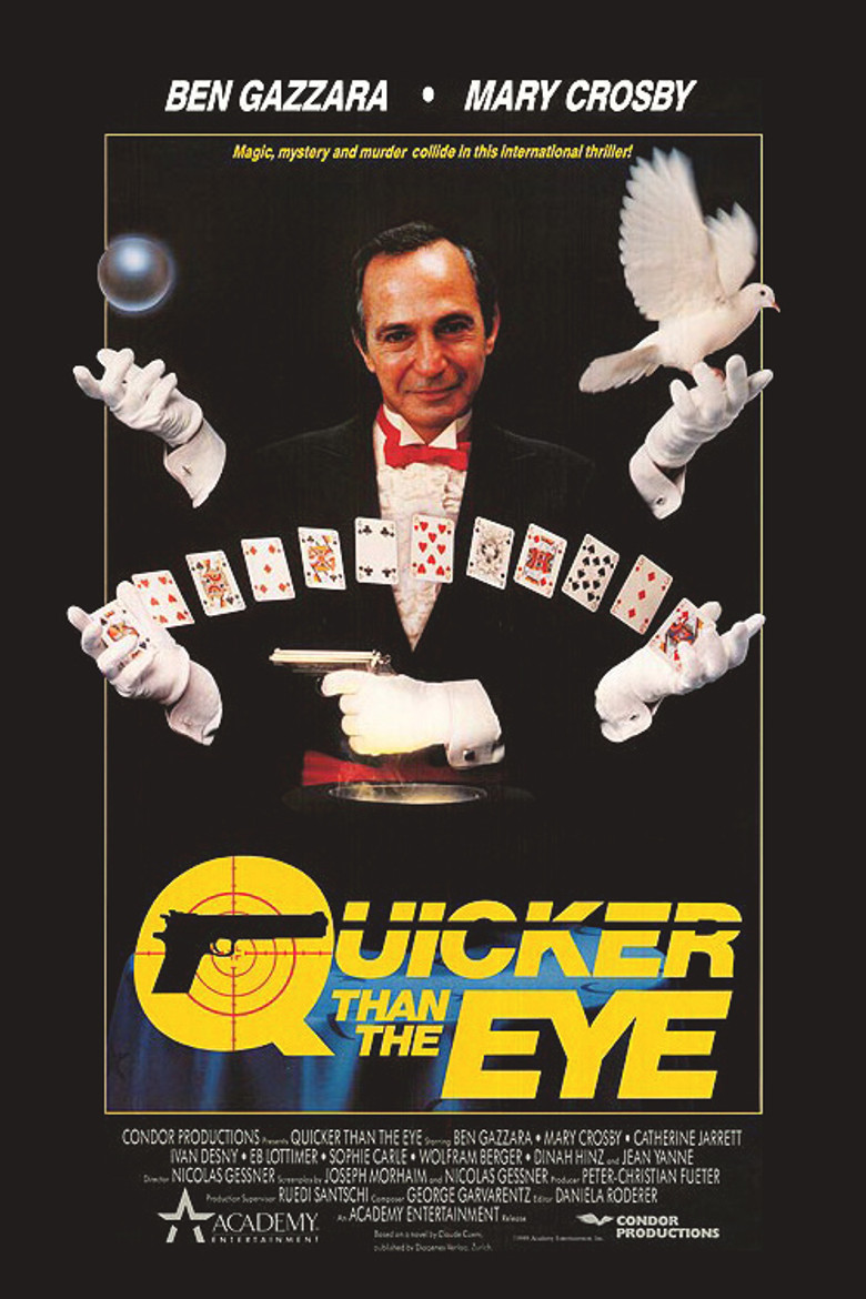 Quicker Than the Eye poster background