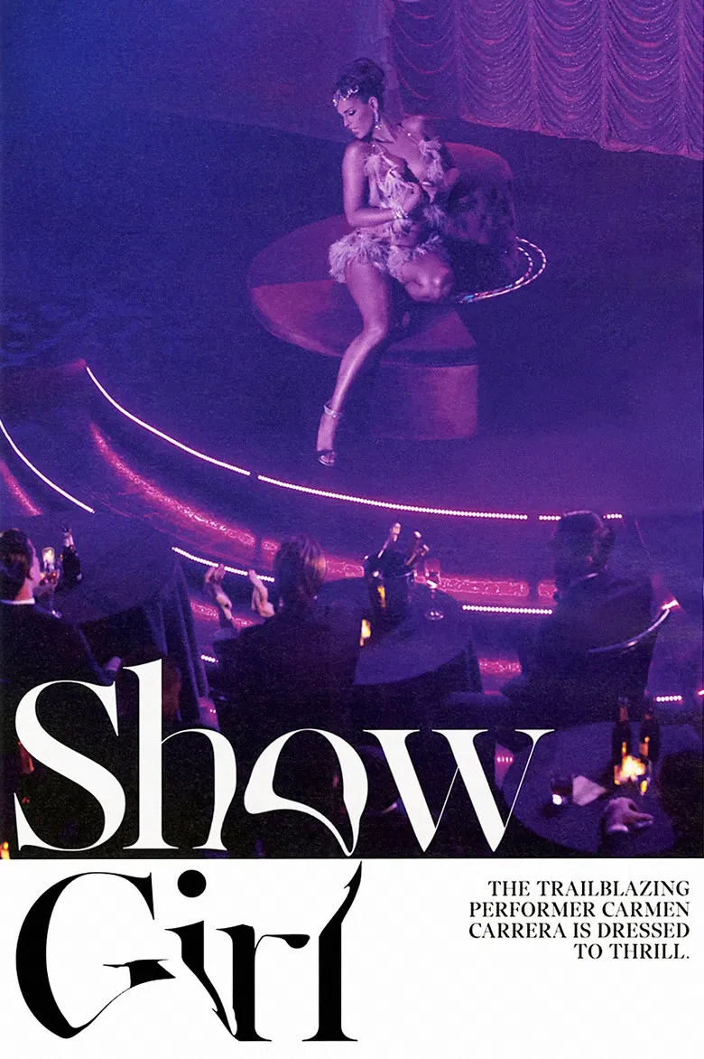 Showgirl poster background
