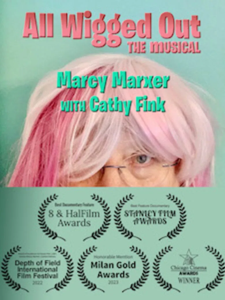 All Wigged Out: The Musical poster background