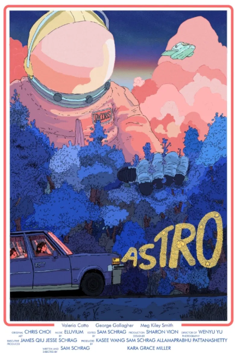 Astro poster background