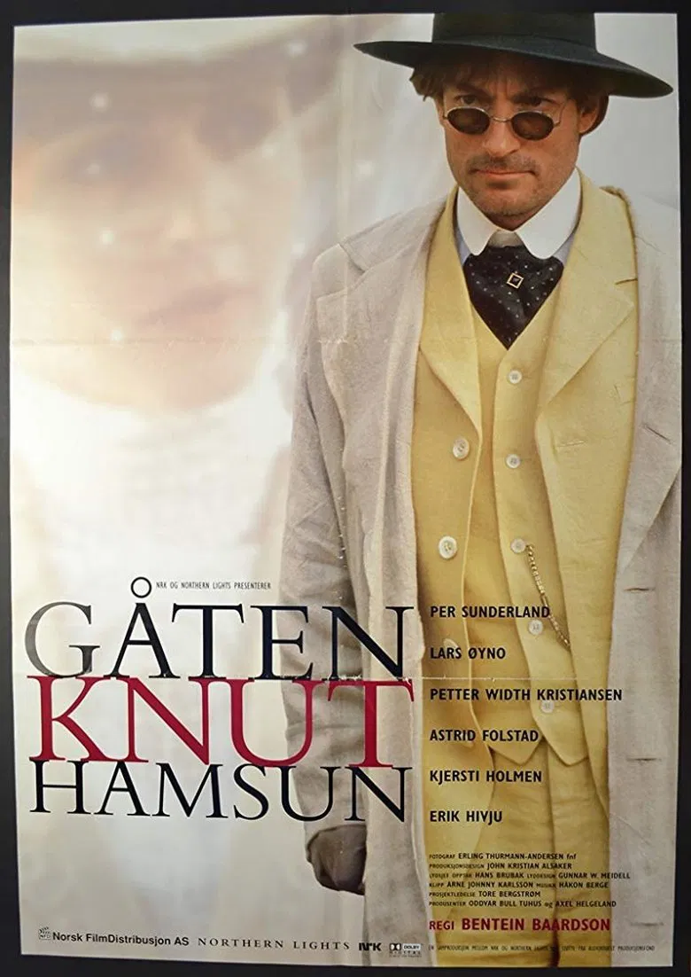 Gåten Knut Hamsun poster background