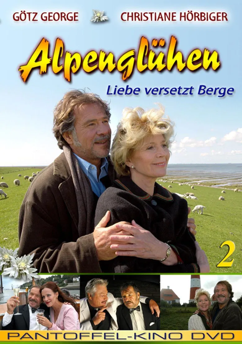 Alpenglühen zwei - Liebe versetzt Berge poster background