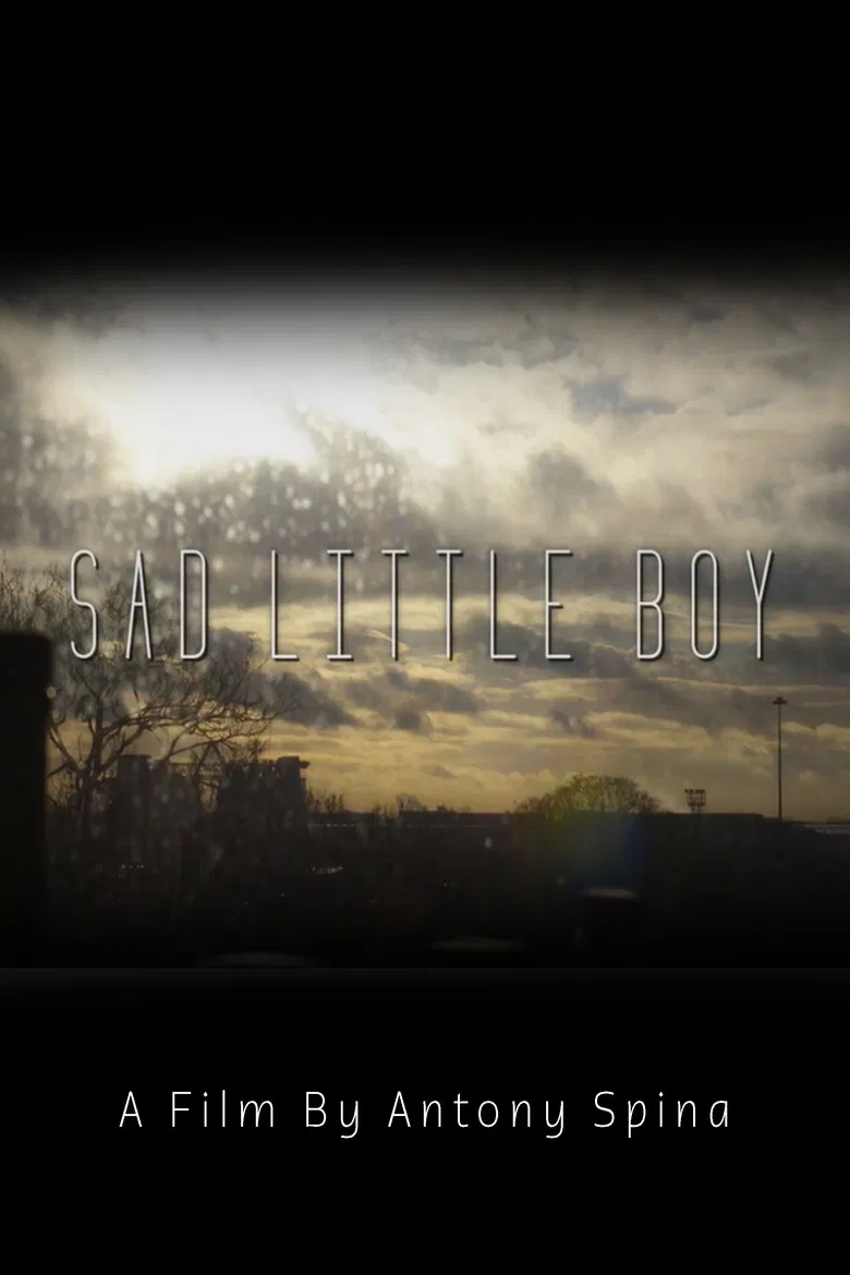 Sad Little Boy poster background