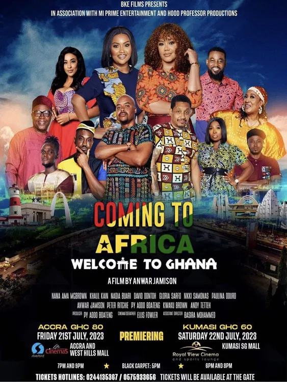 Coming to Africa: Welcome to Ghana poster background