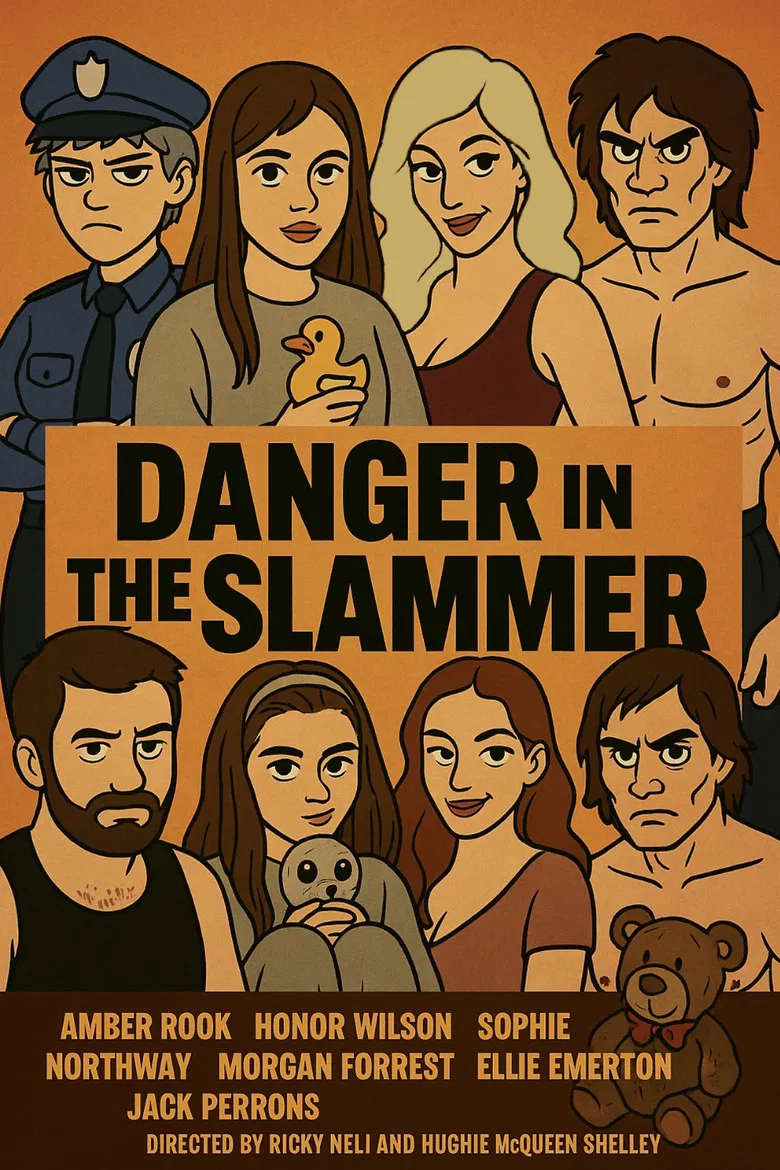 Danger in the Slammer poster background