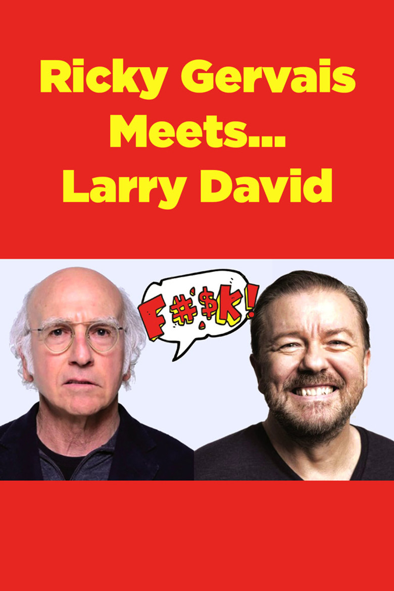 Ricky Gervais Meets... Larry David poster background