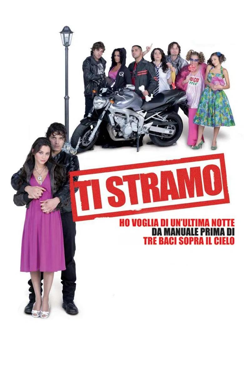 Ti stramo - Ho voglia di un'ultima notte da manuale prima di tre baci sopra il cielo poster background