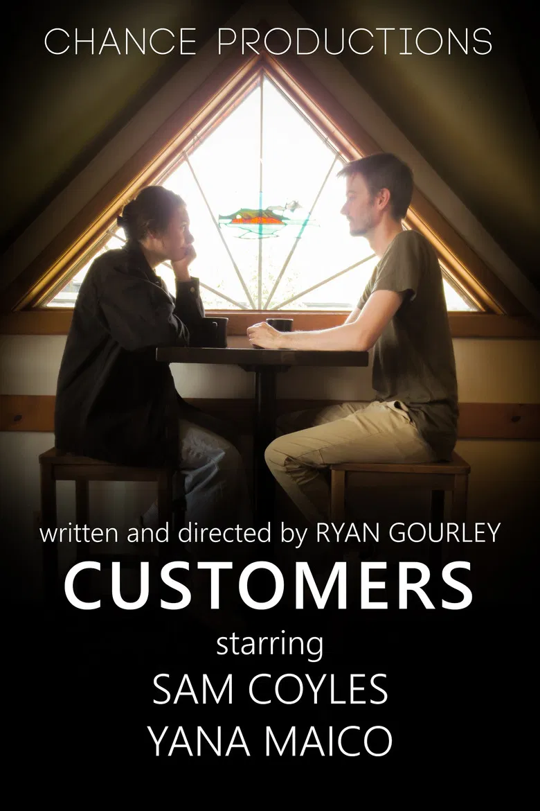 Customers poster background