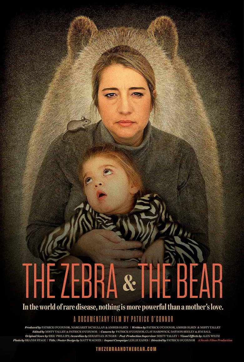 The Zebra and the Bear poster background