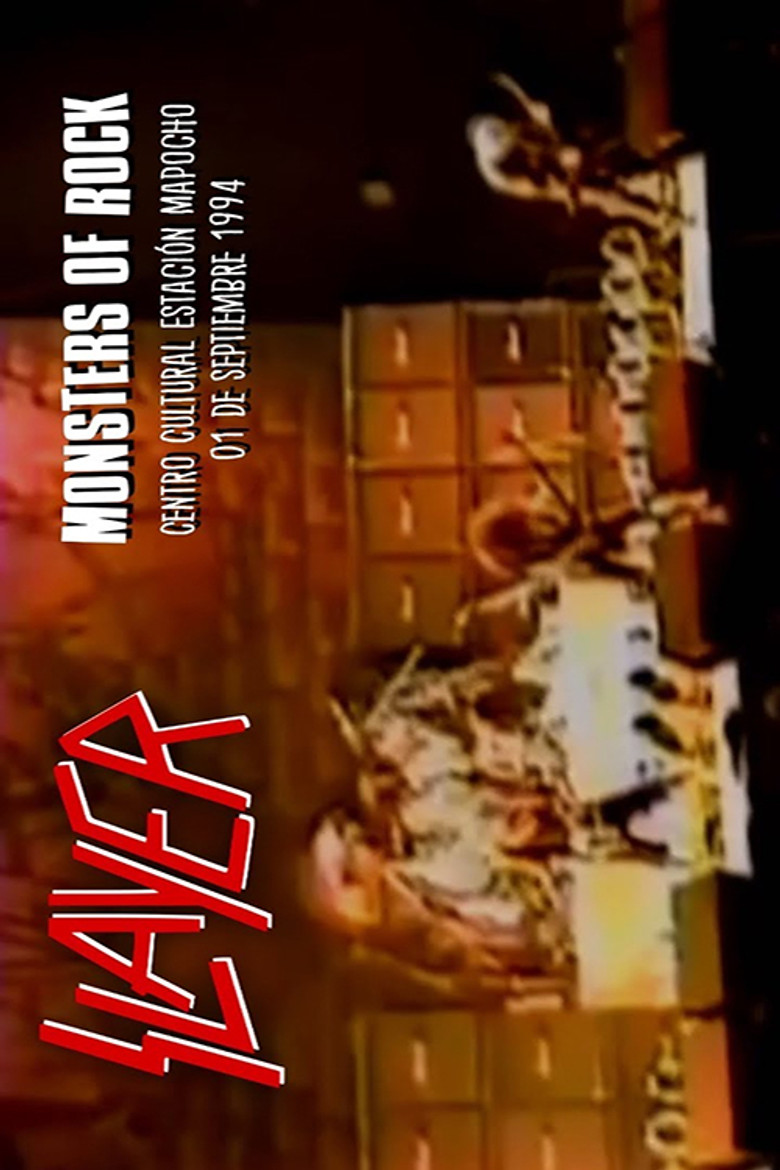 Slayer: Monsters of Rock Chile poster background