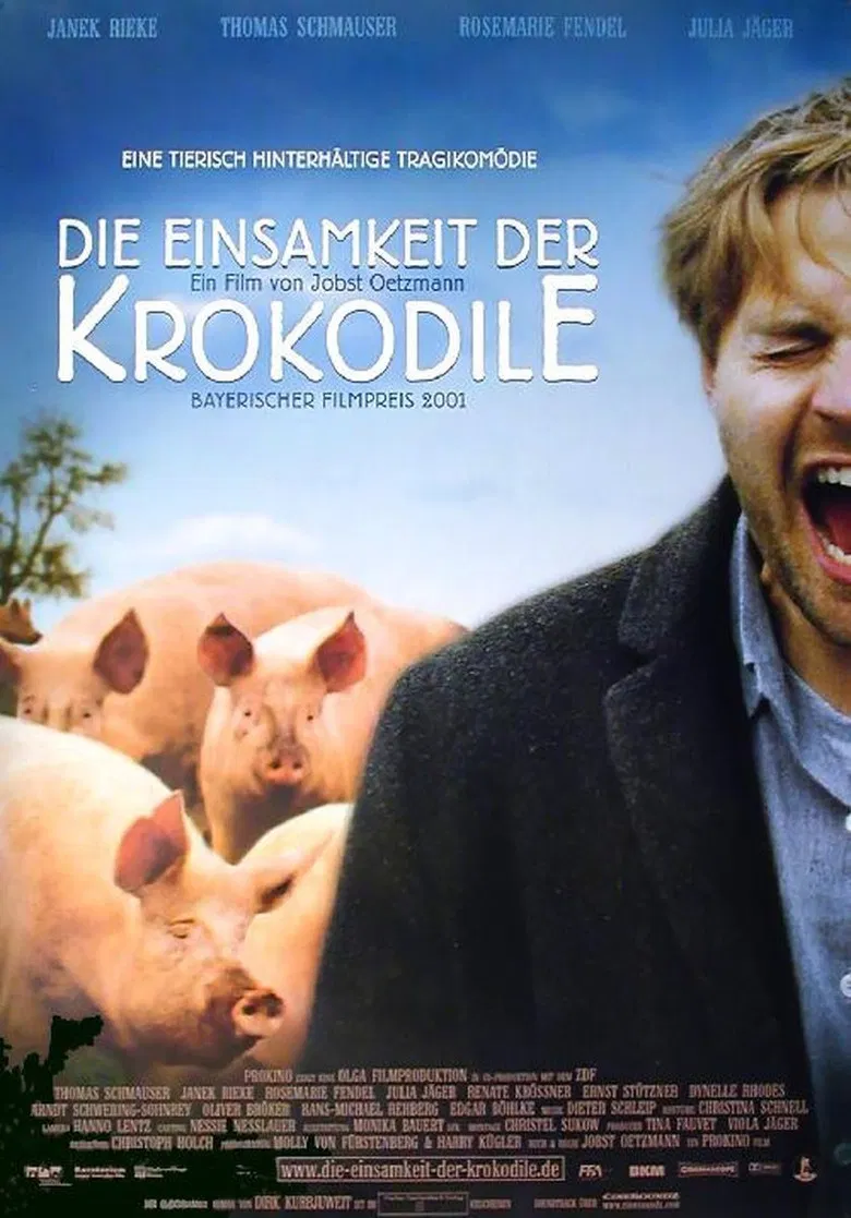 Die Einsamkeit der Krokodile poster background