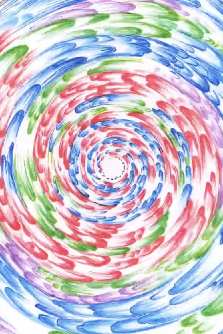 Hello Friends - Schizophrenic View poster background