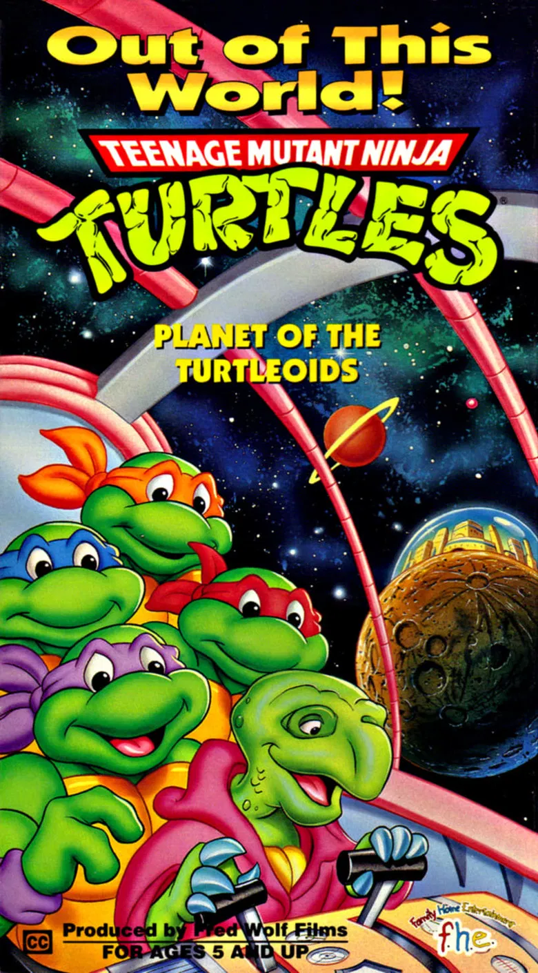 Teenage Mutant Ninja Turtles: Planet of the Turtleoids poster background