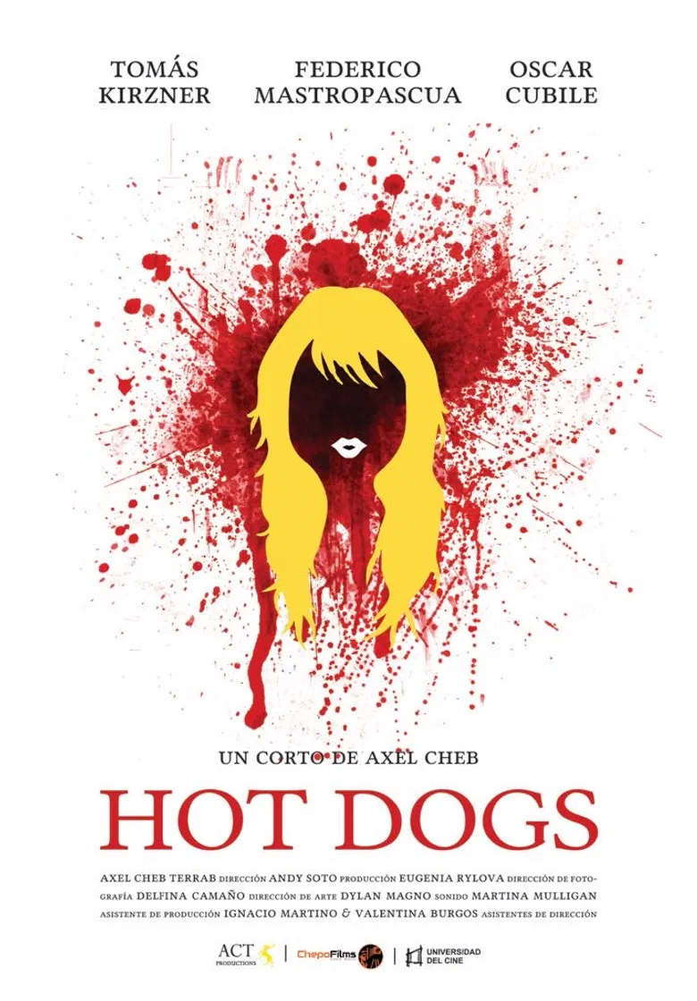HOT DOGS poster background