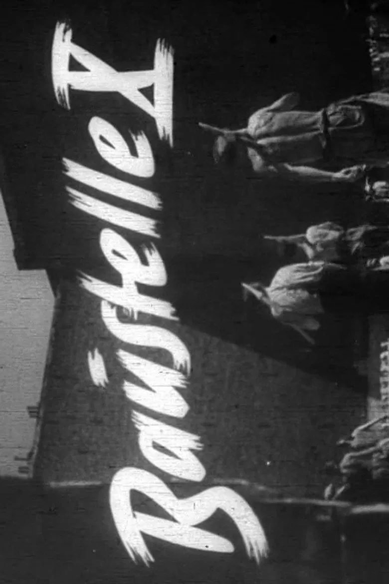 Baustelle X poster background