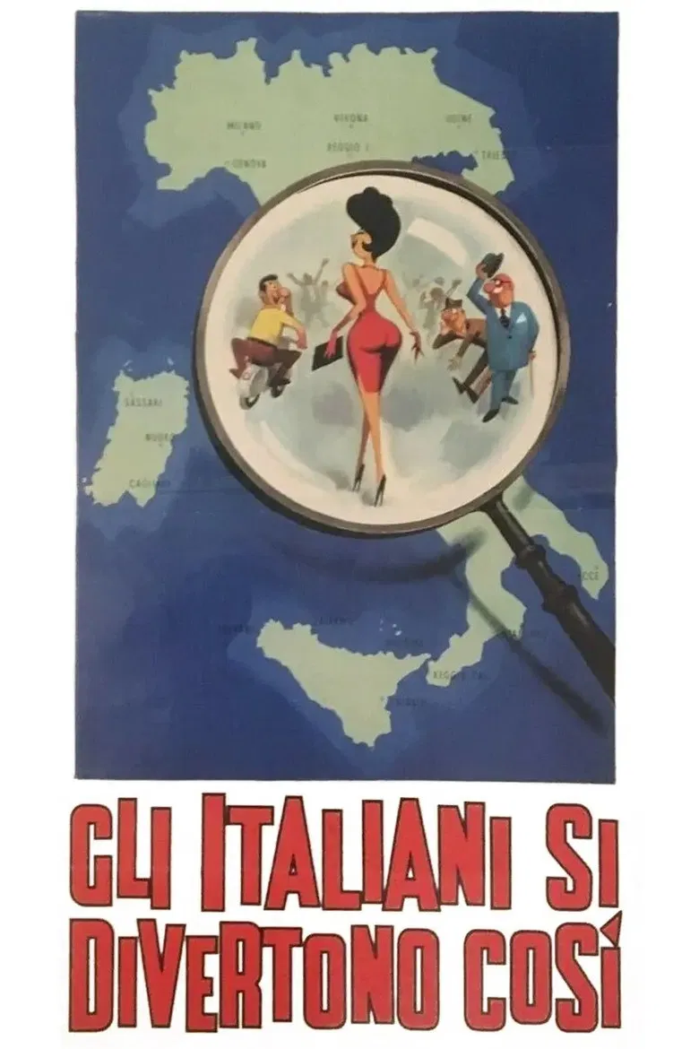 Gli italiani si divertono così poster background