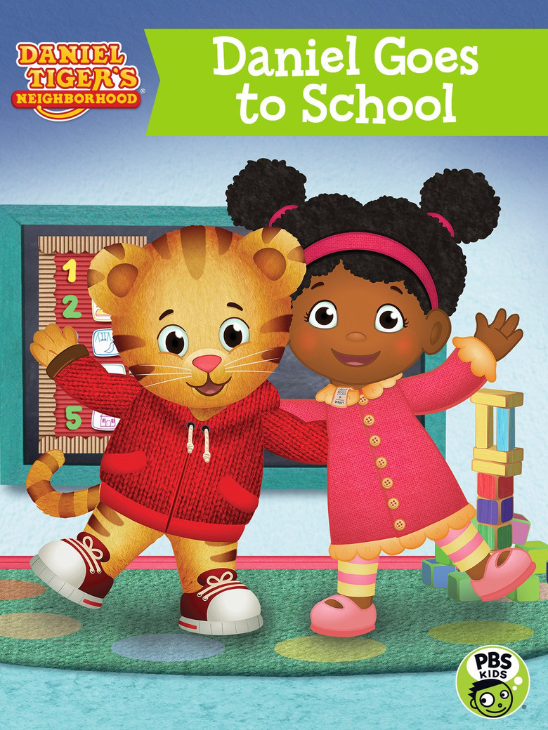 Daniel Tiger's Neighborhood: Daniel Goes to School poster background