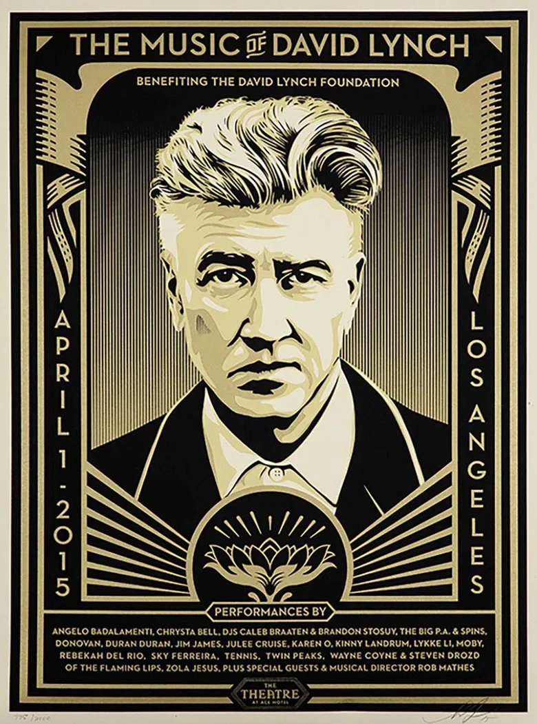 The Music of David Lynch poster background