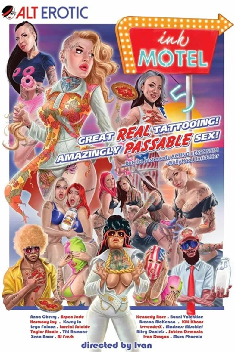 Ink Motel 5 poster background